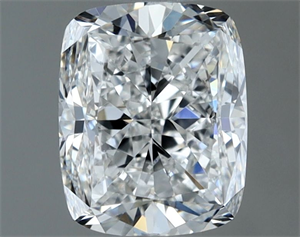 Foto Diamante Natural 1.00 quilates, Del cojín , Color F, claridad VVS2 y certificado GIA de