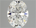 Diamante Natural 0.40 quilates, Ovalado , Color F, claridad VS2 y certificado GIA