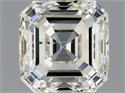 Natural Diamond 1.01 Carats, Asscher with  Cut, J Color, SI1 Clarity and Certified by GIA