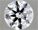 Natural Diamond 2.01 Carats, Round with Excellent Cut, E Color, VVS2 Clarity and Certified by GIA