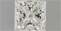 Diamante Natural 0.71 quilates, Princesa , Color J, claridad VVS2 y certificado IGI