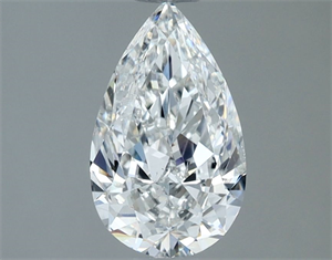 Picture of Natural Diamond 1.01 Carats, Pear with  Cut, F Color, SI1 Clarity and Certified by IGI