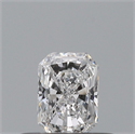 Natural Diamond 0.30 Carats, Radiant with  Cut, D Color, VVS1 Clarity and Certified by GIA
