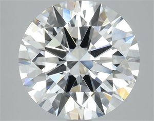 Picture of Natural Diamond 3.01 Carats, Round with Excellent Cut, E Color, VVS1 Clarity and Certified by GIA