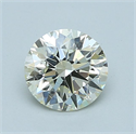 Natural Diamond 1.23 Carats, Round with Excellent Cut, K Color, VS1 Clarity and Certified by IGI