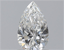 Diamante Natural 0.79 quilates, De pera , Color F, claridad VVS1 y certificado GIA