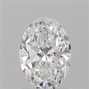 Picture of Natural Diamond 1.01 Carats, Oval with  Cut, E Color, SI1 Clarity and Certified by GIA