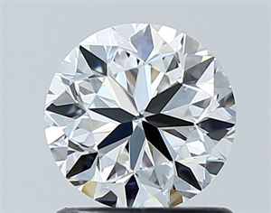 Picture of Natural Diamond 1.00 Carats, Round with Very Good Cut, G Color, VS2 Clarity and Certified by GIA