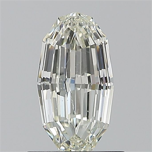 Foto Diamante Natural 0.93 quilates, Ovalado , Color K, claridad SI2 y certificado GIA de