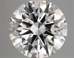 Picture of Lab Grown Diamond 3.67 Carats, Round with Ideal Cut, F Color, VS1 Clarity and Certified by IGI