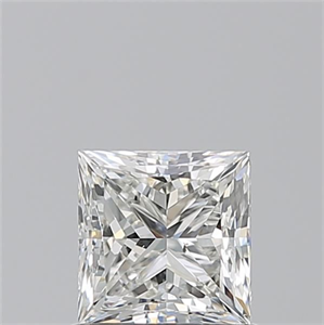 Picture of Natural Diamond 1.01 Carats, Princess with  Cut, H Color, VS2 Clarity and Certified by GIA
