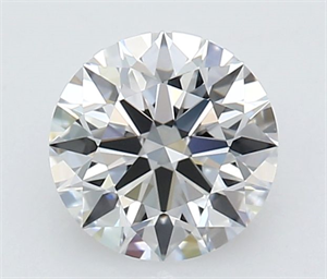 Picture of Lab Grown Diamond 0.86 Carats, Round with Excellent Cut, D Color, FL Clarity and Certified by GIA