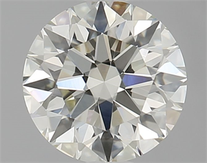 Picture of Natural Diamond 0.75 Carats, Round with Excellent Cut, K Color, VS1 Clarity and Certified by IGI