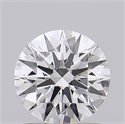 Del inventario de diamantes de laboratorio, 1.01 quilates, Redondo , Color E, claridad VVS2 y certificado IGI