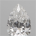 Diamante Natural 0.17 quilates, De pera , Color E, claridad VS2 y certificado IGI