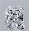 Natural Diamond 0.31 Carats, Radiant with  Cut, D Color, VVS1 Clarity and Certified by GIA