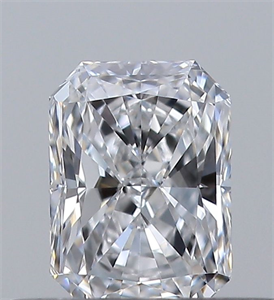 Picture of Natural Diamond 0.31 Carats, Radiant with  Cut, D Color, VVS1 Clarity and Certified by GIA