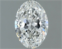Diamante Natural 0.60 quilates, Ovalado , Color H, claridad SI1 y certificado GIA