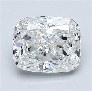 Foto Diamante Natural 2.01 quilates, Del cojín , Color E, claridad VVS2 y certificado GIA de