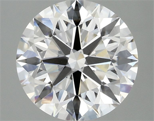 Picture of Lab Grown Diamond 2.52 Carats, Round with Excellent Cut, E Color, VVS2 Clarity and Certified by IGI