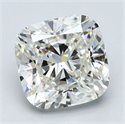 Diamante Natural 2.52 quilates, Del cojín , Color J, claridad VS2 y certificado GIA