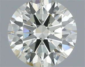 Picture of Natural Diamond 0.50 Carats, Round with Excellent Cut, N Color, SI2 Clarity and Certified by IGI