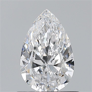 Picture of Natural Diamond 0.70 Carats, Pear with  Cut, D Color, VVS1 Clarity and Certified by GIA