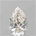 Natural Diamond 0.70 Carats, Pear with  Cut, K Color, VVS2 Clarity and Certified by GIA