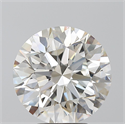 Natural Diamond 4.51 Carats, Round with Excellent Cut, H Color, VS1 Clarity and Certified by GIA
