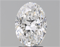 Natural Diamond 2.51 Carats, Oval with  Cut, E Color, VVS2 Clarity and Certified by GIA