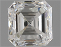 Natural Diamond 0.90 Carats, Asscher with  Cut, G Color, VVS2 Clarity and Certified by GIA