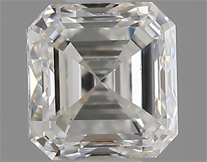 Picture of Natural Diamond 0.90 Carats, Asscher with  Cut, G Color, VVS2 Clarity and Certified by GIA