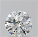 Natural Diamond 1.08 Carats, Round with Excellent Cut, G Color, SI1 Clarity and Certified by GIA