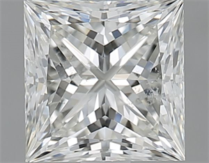 Picture of Natural Diamond 1.01 Carats, Princess with  Cut, J Color, SI2 Clarity and Certified by GIA