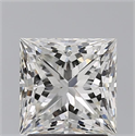 Natural Diamond 2.20 Carats, Princess with  Cut, H Color, VVS2 Clarity and Certified by GIA