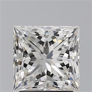 Picture of Natural Diamond 2.20 Carats, Princess with  Cut, H Color, VVS2 Clarity and Certified by GIA