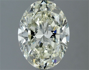 Picture of Natural Diamond 1.51 Carats, Oval with  Cut, I Color, SI1 Clarity and Certified by IGI