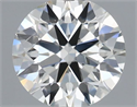 Natural Diamond 0.40 Carats, Round with Excellent Cut, H Color, SI1 Clarity and Certified by IGI