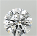 Del inventario de diamantes de laboratorio, 2.60 quilates, Redondo , Color E, claridad VVS2 y certificado IGI