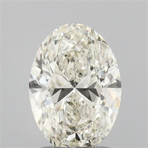 Picture of Natural Diamond 1.51 Carats, Oval with  Cut, L Color, VS2 Clarity and Certified by GIA