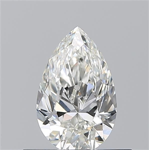 Foto Diamante Natural 0.50 quilates, De pera , Color H, claridad VS2 y certificado GIA de