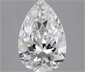 Natural Diamond 2.01 Carats, Pear with  Cut, D Color, VVS1 Clarity and Certified by GIA