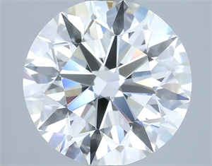 Foto Diamante Natural 2.32 quilates, Redondo , Color H, claridad IF y certificado IGI de