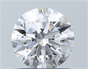 Natural Diamond 0.80 Carats, Round with Excellent Cut, D Color, SI1 Clarity and Certified by GIA