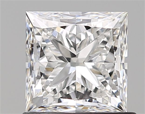 Picture of Natural Diamond 1.01 Carats, Princess with  Cut, E Color, VVS2 Clarity and Certified by GIA