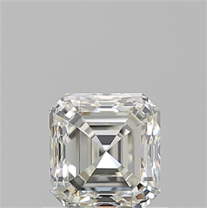 Picture of Natural Diamond 0.90 Carats, Asscher with  Cut, K Color, VVS2 Clarity and Certified by GIA