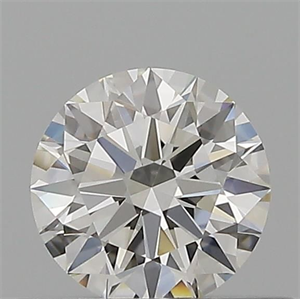 Picture of Natural Diamond 0.42 Carats, Round with Excellent Cut, H Color, IF Clarity and Certified by GIA