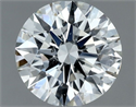 Natural Diamond 0.80 Carats, Round with Excellent Cut, H Color, SI1 Clarity and Certified by IGI