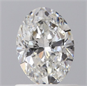 Natural Diamond 0.70 Carats, Oval with  Cut, G Color, VS2 Clarity and Certified by GIA
