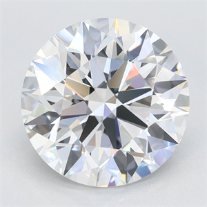 Picture of Lab Grown Diamond 2.98 Carats, Round with Excellent Cut, D Color, VVS1 Clarity and Certified by GIA